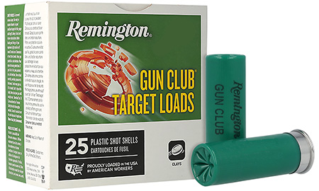 Remington Ammunition 20081 Gun Club 12Gauge 2.75" 1oz 8Shot 25 Per Box/10 Case