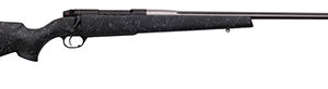 Weatherby MAM01N65CMR6B Mark V Accumark 6.5 Creedmoor 4+1 24" Barrel, Graphite Black Cerakote Metal Finish, Gray Webbed Black Fixed Monte Carlo Stock