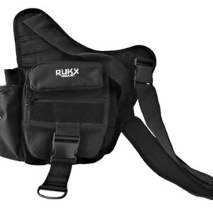 Rukx Gear ATICTSBB Sling Bag  Black 600D Polyester Single Strap