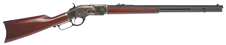 Cimarron CA282 1873 Sporting Full Size 45 Colt (LC) 13+1, 24" Blued Octagon Steel Barrel, Color Case Hardened Steel Receiver, Wood Stock, Right Hand