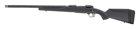 Savage Arms 57713 110 UltraLite 308 Win 4+1 22" Carbon Fiber Wrapped Barrel, Black Melonite Rec, Gray AccuStock with AccuFit, Left Hand