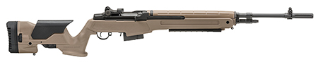 Springfield Armory MP9220 M1A Loaded Precision 308 Win 10+1 22" National Match Carbon Steel Barrel Black Parkerized Rec Flat Dark Earth Archangel Precision with Adjustable LOP & Comb Stock Right Hand