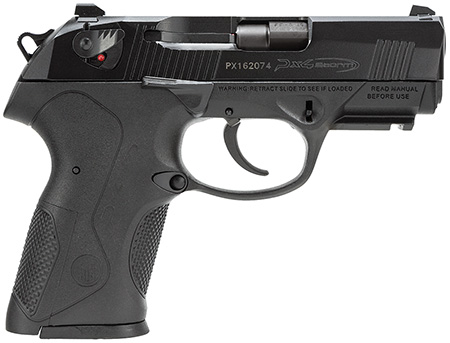 Beretta USA JXC9F20 Px4 Storm Compact 9mm Luger 10+1 3.27" Black Steel Barrel, Black Bruniton Serrated Steel Slide, Black Polymer Frame w/Picatinny Rail & Interchangeable Backstrap Grip, Ambidextrous