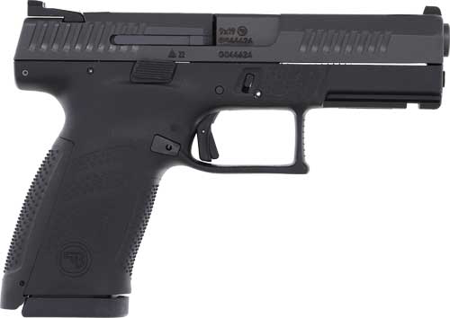 CZ P-10 C 9MM FS 10-SHOT - REVERSIBLE MAG CATCH BLACK