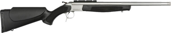 CVA SCOUT TD 350 LEGEND 20" - TB W/RAIL S/S BLACK SYNTHETIC