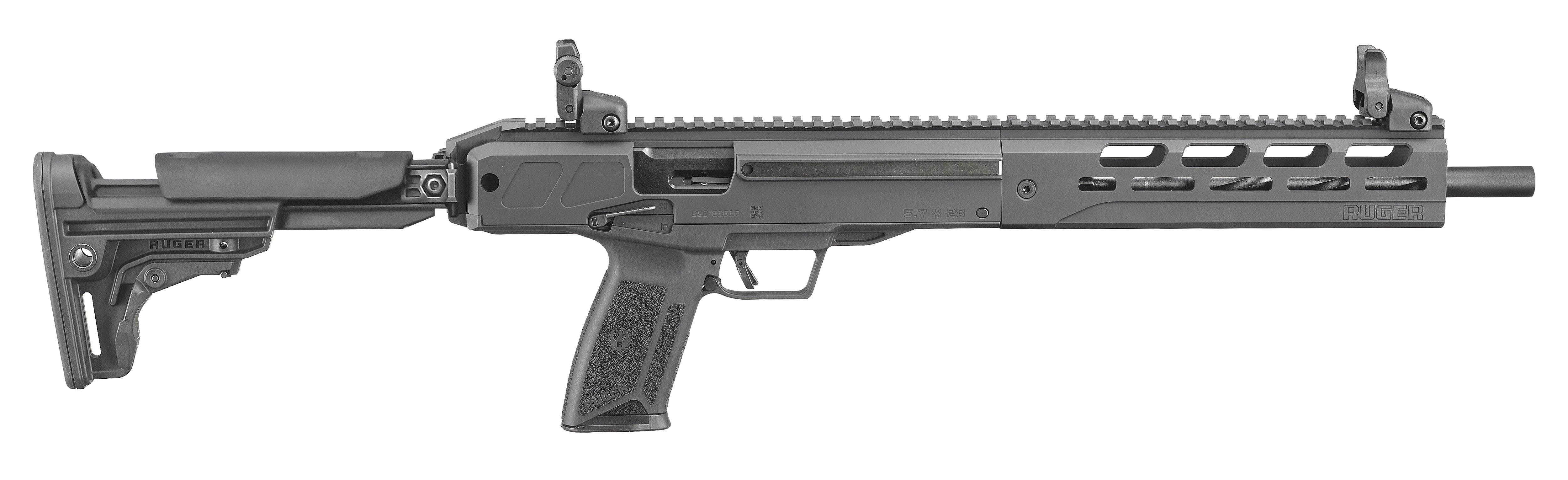 RUGER LC CARB 5.7X28 16" FIXED STK