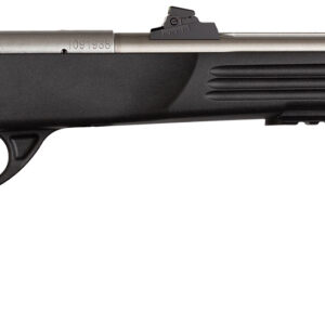 Crickett KSA796 Pistol  Adult Frame 22 WMR Single Shot 9" Threaded Stainless Steel Barrel, Black Polymer Frame