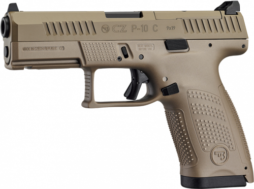 CZ P-10 C OR 9MM FS 15-SHOT - FLAT DARK EARTH