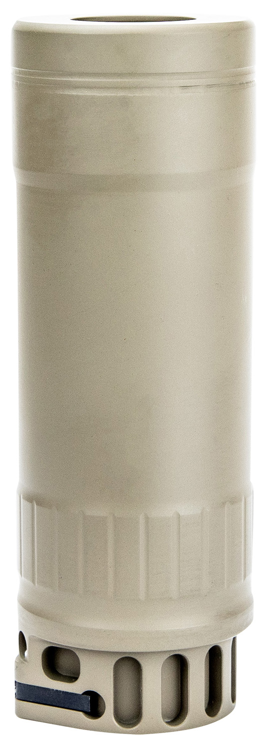 Kgm Suppressors RS-R556A1-QD-FDE R556A1  6mm/5.56 NATO FDE Nickel Alloy/Stainless Steel 1/2"x28 - Kgm Technologies