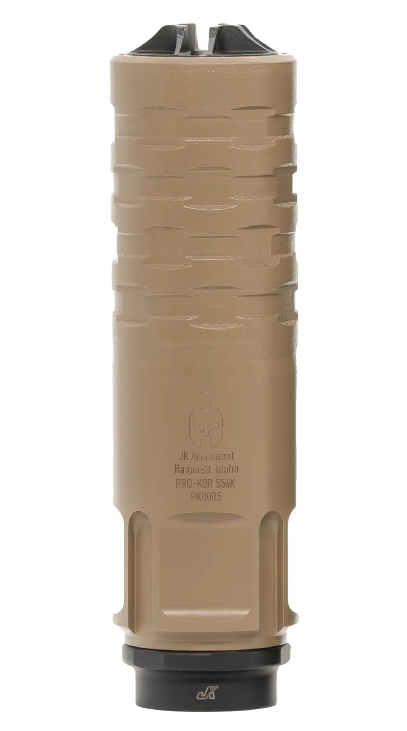 Jk Armament JK172PROKOR556KFDE PRO-KOR  5.56mm FDE Stainless Steel 1/2"x28 - JK Armament