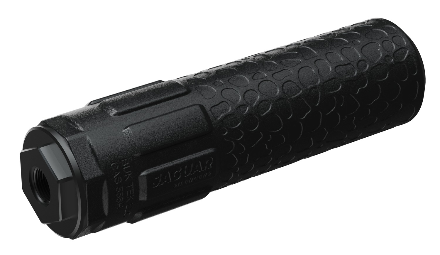 Jaguar Silencers CAS556H-JB CAS556 Shorty 5.56mm Black Inconel 1 3/8"x24 - BUKTEK