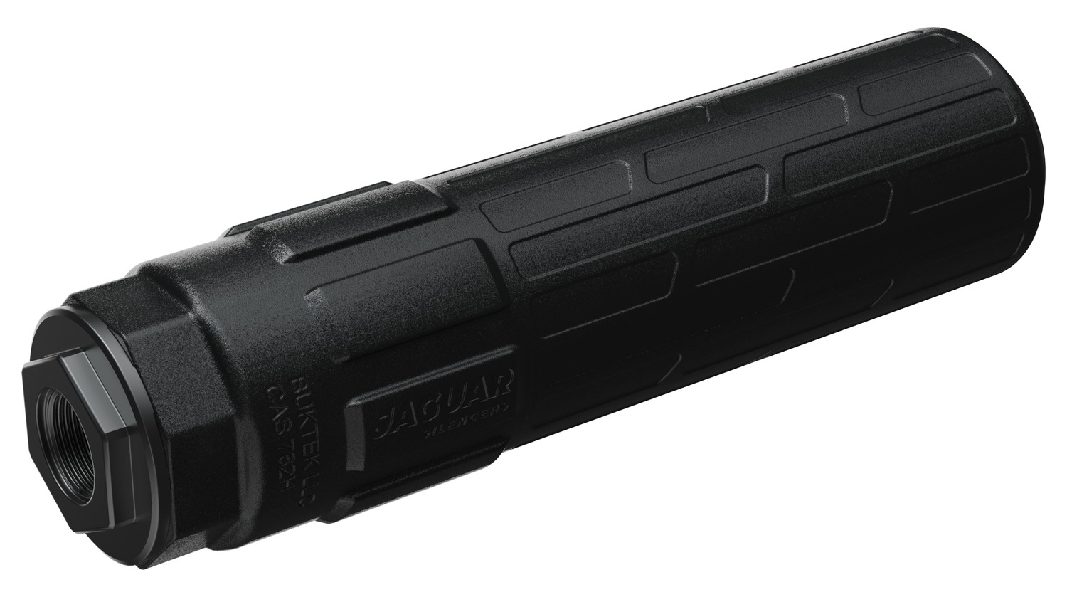 Buktek CAS762H-SB CAS762 Shorty 7.62mm Black Inconel 1 3/8"x24 - BUKTEK