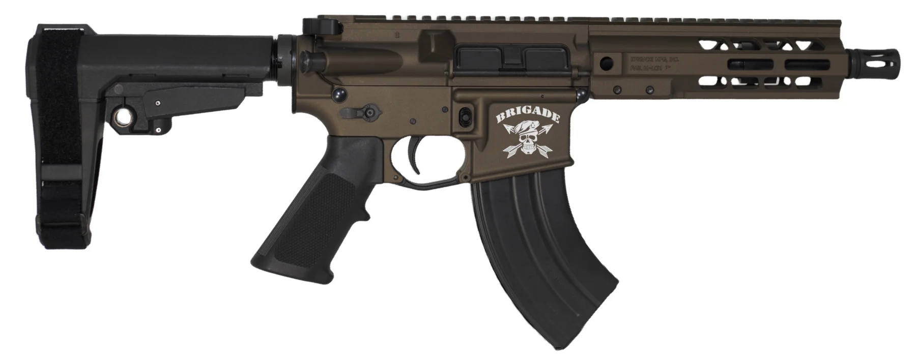 BRIGADE BM-47 7.62X39 7.5 MB SBA3 MLOK A2